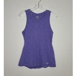 NWT Calia purple crossover open back athletic tank top - XS